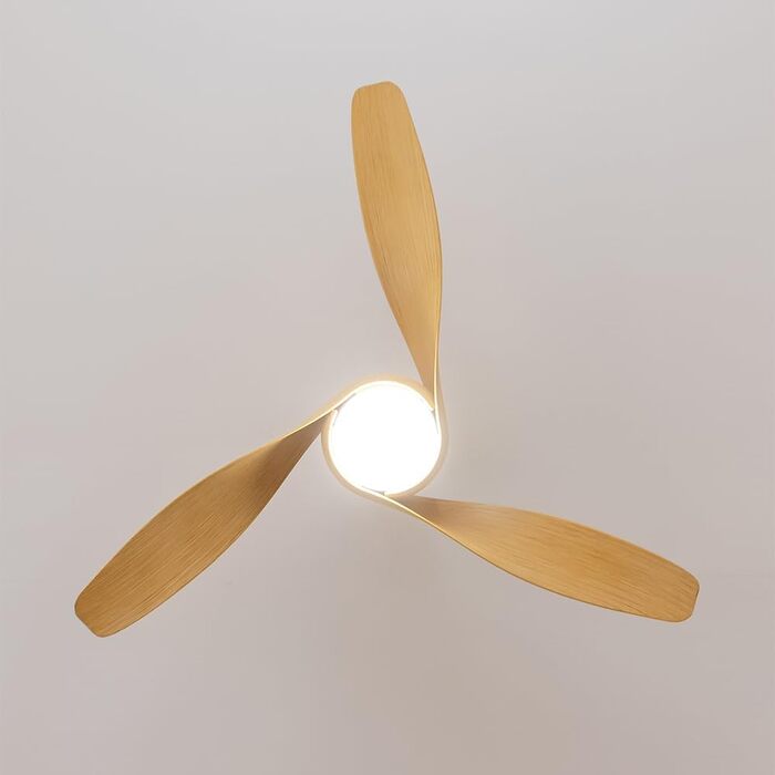 Стельовий вентилятор Cecotec EnergySilence Aero 5290 132 см з LED підсвіткою та пультом ДУ (Whitewood)