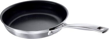 Набір сковорідок Le Creuset з нержавіючої сталі 3-шарової, 2 шт, Ø 24-28 см, сріблястий, для всіх плит (індукція, духовка)