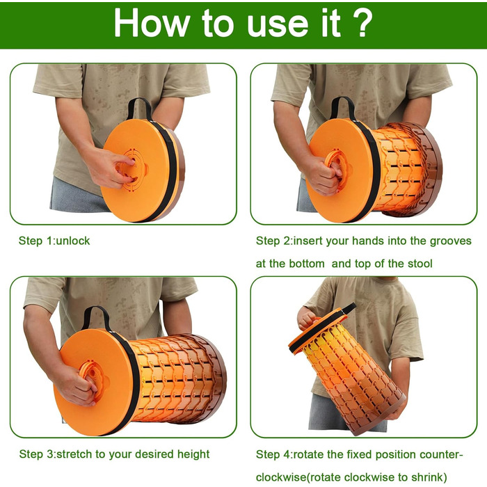 Складаний стілець XXL з подушкою, портативний для дорослих, міцний (1000 фунтів), для кемпінгу, подорожей та відпочинку на природі