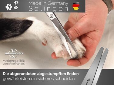 Ножиці для стрижки собак Solingen, ножиці для догляду за шерстю, ножиці для собак та котів, 16,4 см, Made in Germany