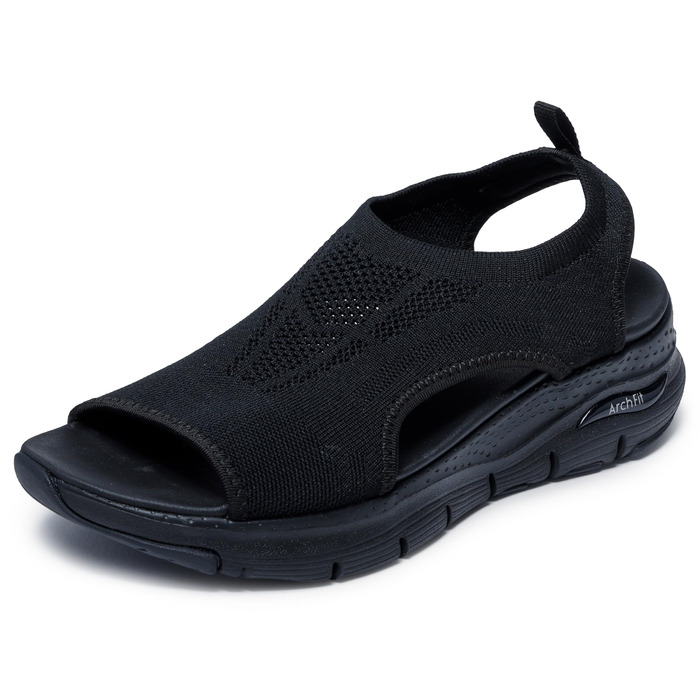 Skechers Arch Fit City Catch - жіночі сандалі, чорні, 40 EU, з підтримкою стопи