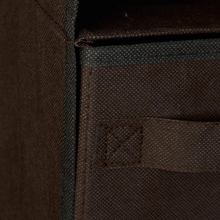 Органайзер для шафи Relaxdays з тканини, 6 відділень, 2 шухляди, 82x30x14,5 см, антрацит/темно-коричневий