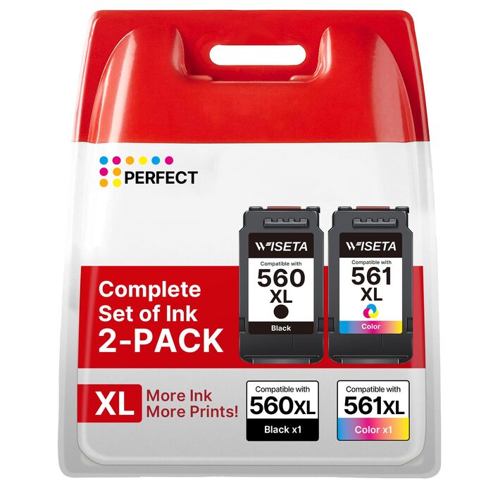 Картриджі Canon PG-560XL та CL-561XL (чорний та кольоровий), комплект для принтерів Canon Pixma