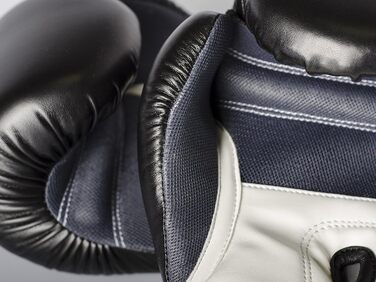 Боксерські рукавички Paffen Sport FIT з дихаючою сіткою на долоні для боксу, кікбоксингу, муай-тай, K1 та інших єдиноборств, рожевий/білий (чорний/білий, 16UZ)