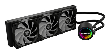 Система водяного охолодження GENESIS Hydria 360 ARGB, чорна