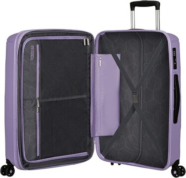 American Tourister Sunside Spider, Noir (Black), Spinner L (77 cm - 118 L), Spinner L expandable (77 cm - 118 L) (Lila (Lavender Purple), M (67.5 cm - 72.5/83.5 L))