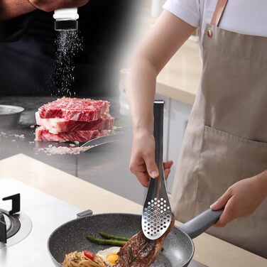 Набір кухонного приладдя для кемпінгу TIHOOK 36 шт. з нержавіючої сталі, з органайзером та 10 шампурами для гриля, для пікніків, походів та кемпінгу