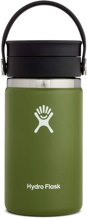 Hydro Flask Wide Mouth Flex Sip Water Bottle (355ml, Olive)