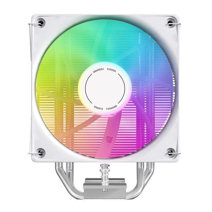 Система водяного охолодження CPU TZMRIT KF420 DGT з дисплеєм температури, для Intel LGA 1700/1200/115X/1851/1366/2011, AMD AM4/AM5 (білий)