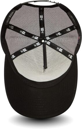 Кепка New Era Miami Heat NBA регульована бейсболка Snapback Trucker 9Forty, універсальний розмір (Trucker-Heat-Black#28450)