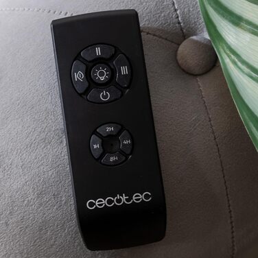 Стельовий вентилятор Cecotec EnergySilence Aero 4265 GoldBlack з LED підсвіткою 18W, діаметр 107 см (42 дюйми), пульт, таймер, 3 швидкості