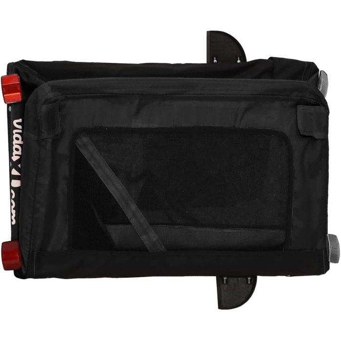 Фургон для велосипеда, переноска для собак, чорний (120 x 54.5 x 53 см)