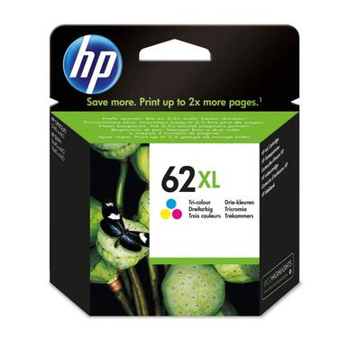 Оригінальний картридж HP 62XL триколірний (Dreifarbig), збільшений об'єм
