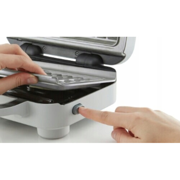 Вафельниця Breville DuraCeramic VST072 850 Вт, сріблястий/сірий