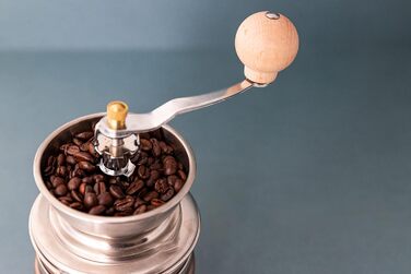Кавомолка La Cafetière з нержавіючої сталі, мідне покриття, коричнева