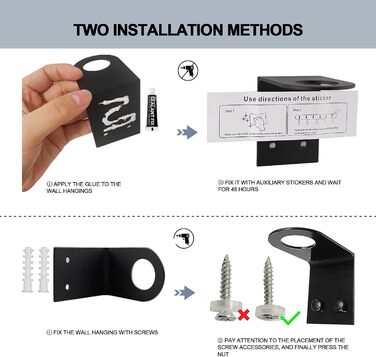 Soap Dispenser Wall Mount No Drilling, 3-Piece Set 500ml Soap Dispenser Wall Shampoo Dispenser Shower Dish Soap Dispenser Shampoo Dispenser for Kitchen Bathroom (Black2)