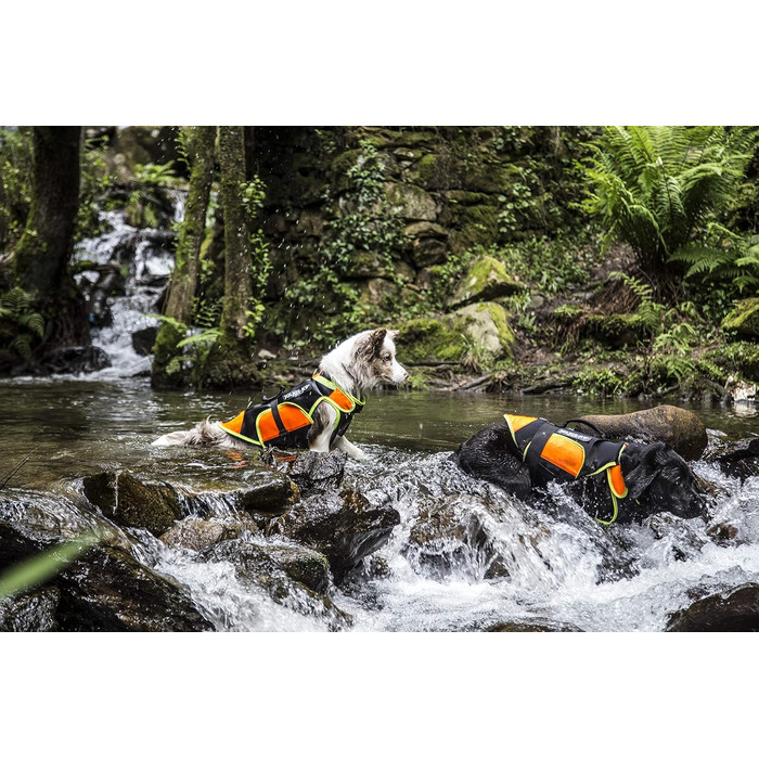 Жилет для собак Julius-K9 IDC 3в1, чорний та неоновий, розмір M (1 шт.)