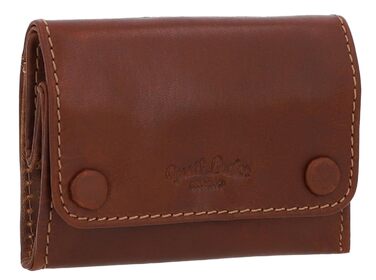 Gusti Tabaktasche Leder - Lutz Vegetable-tanned Ladies and Gentlemen Tobacco Pouch Rotating Pouch Tobacco Bag Fine Cut Pouch Brown Leather