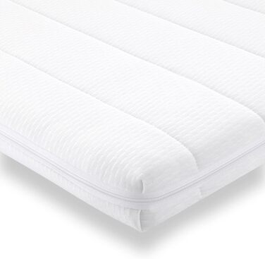 Mister Sandman Topper 80x190, Ergonomic Mattress Topper, Cold Foam Topper Soft, Comfortable, breathable mattress topper for all mattress types and box springs, Topper height approx. 5cm