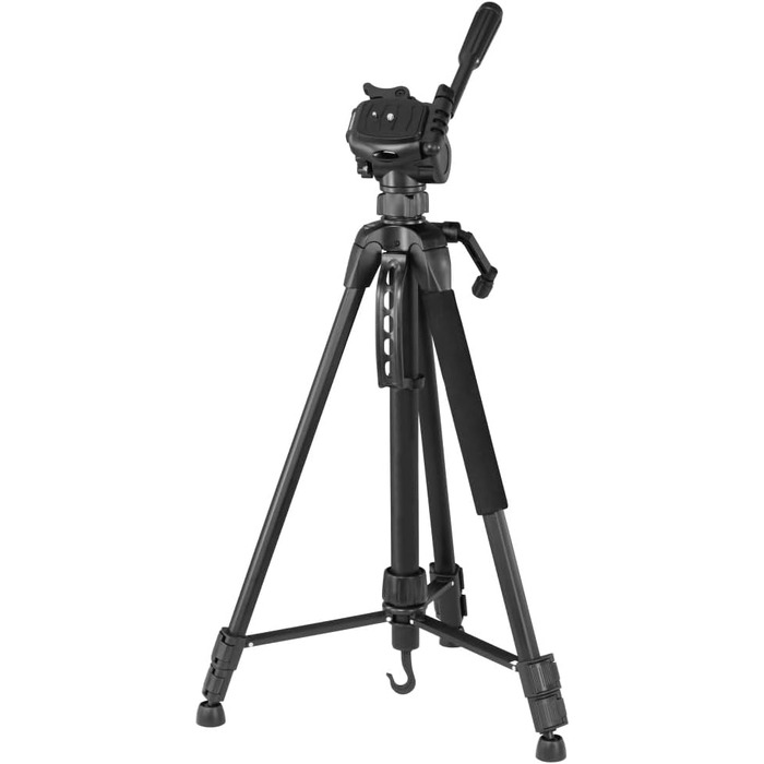Триподальний штатив для камери та смартфона Hama Action 153 3D, регульована висота 60-153 см, 3-позиційна головка, чорний