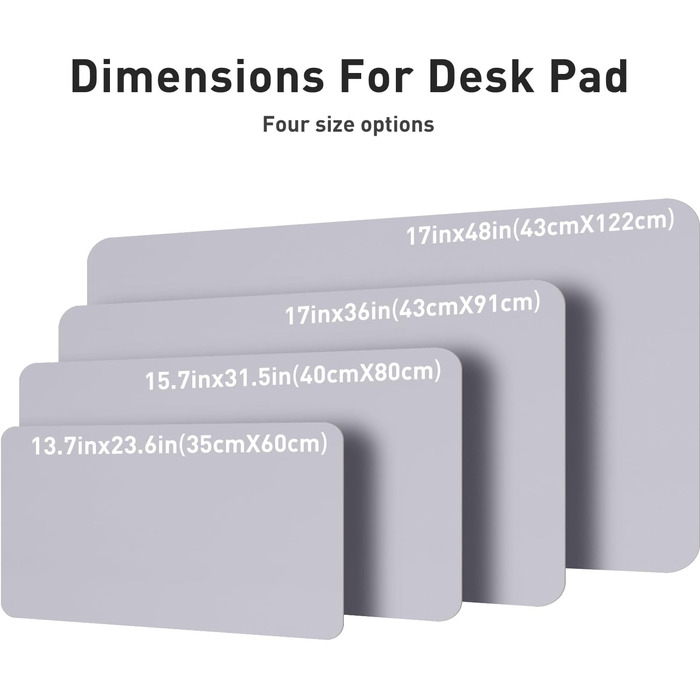 Підкладка під клавіатуру та мишу Aothia, 91x43 см, Lavendel Rauchig (димний лаванда)