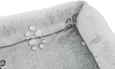 Крісло-ліжко для собак TRIXIE Nando, 60x50 см, сірий, з м'якою наповнювачем, для середніх собак, антиковзаюче