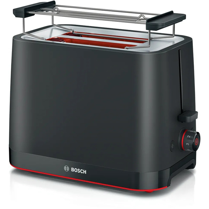 Тостер Bosch TAT3M123, чорний, 950 Вт