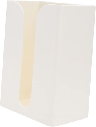 Cabilock Towel Dispenser Wall Tissue Box Wall Mount Under Table Cabinet No Trace Paper Towel Paper Hand Towel Folded Towel Storage Kitchen Bathroom Toilet Office White