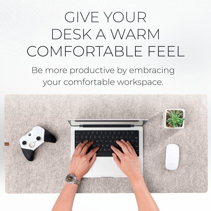 Підкладка на стіл повстяна Steinhafer – захист від подряпин, офісна, для дому