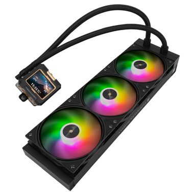 Система рідинного охолодження процесора Thermalright Frozen Warframe 360 Black ARGB з 2.4