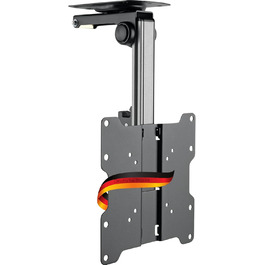 Schwaiger LWHD3720 TV Ceiling Mount - Tilting & Swivel TV Wall Mount for 17-37 Inch Displays - Max 20kg