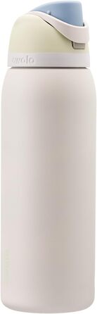 Owala FreeSip Insulated Stainless Steel Water Bottle with Straw for Sports and Travel, BPA-Free, 1.2 L, Dreamy Field (1183 ml, Iced Breeze)