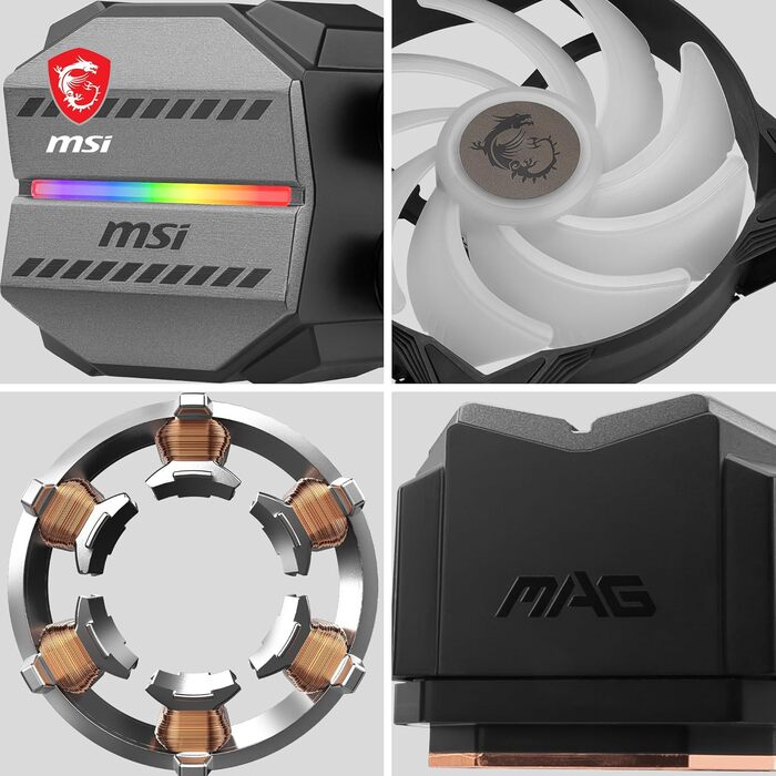 MSI MAG CoreLiquid R V2 - Система водяного охолодження CPU AIO 360, RGB, AMD & Intel