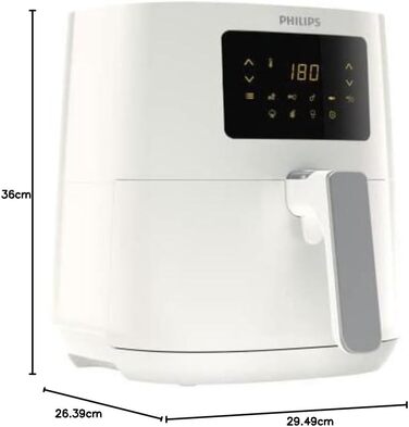 Oil-free Fryer - PHILIPS - Airfryer HD9252/00 Series 3000 - 4.1L - Rapid Air Technology - 7 Presets - White