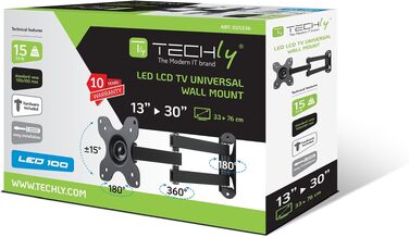 Кронштейн для телевізора Techly Wandhalterung Ultra Slim для LCD/LED ТВ 23