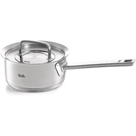 Каструля Fissler Original-Profi Collection з нержавіючої сталі, 1,4 л, 16 см, з металевою кришкою та внутрішньою шкалою для молока, підходить для індукції