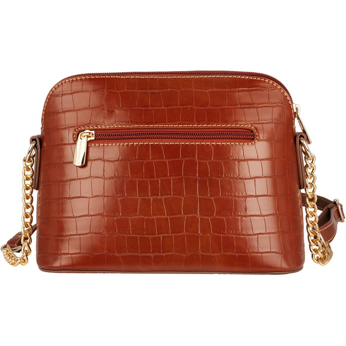 Сумка жіноча David Jones крокодилова шкіра коричнева через плече, клатч вечірній, повсякденна елегантна