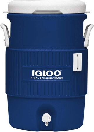 Ізотермічний каністра для напоїв IGLOO 18,9 л з краном і тримачем для стаканів, термобачок для води, ізольований контейнер для напоїв для кемпінгу, спорту та відпочинку