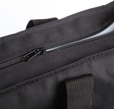 Легка портфоліо-сумка JJRING з дакрону, 61x91 см, чорна
