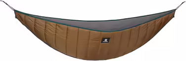 OneTigris Hideout Hammock Underquilt Sleeping Pad Underblanket for Hammocks Undercover Heat Protection Ultralight for Outdoor Hiking Camping 280x120cm (Coyote Brown)