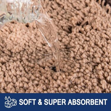 Килимок для дому FCSDETAIL 50x80 см, миючий, водонепроникний, антиковзаючий, для собак, входів, мокрих лап (Бежевий)