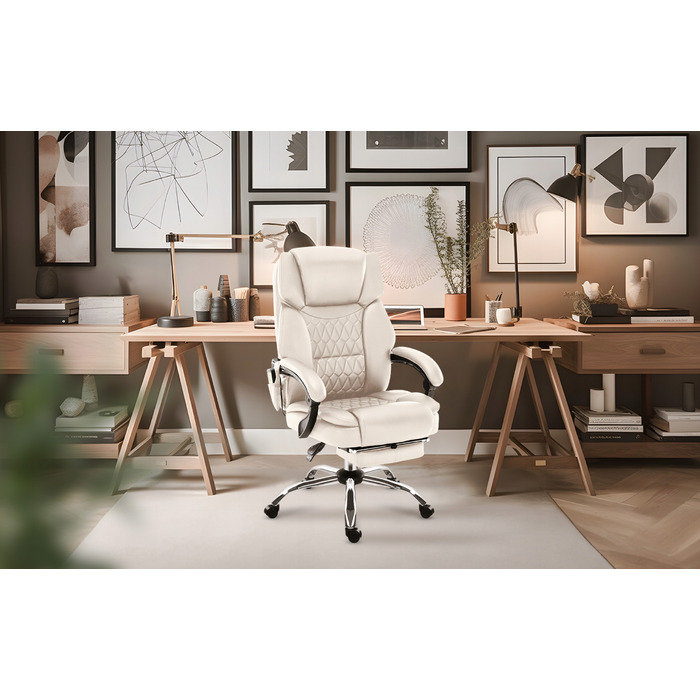 Офісне крісло Mark Adler Boss 6.0, бежеве