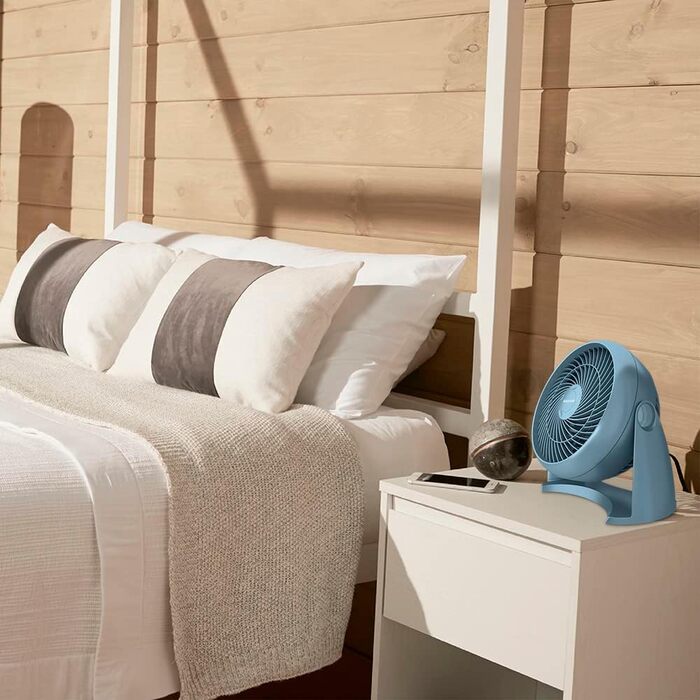 Вентилятор Honeywell TurboForce Turbo-Ventilator HT900NE4 - блакитний (тихий, з регулюванням кута нахилу, 3 швидкості, настінний/настільний)