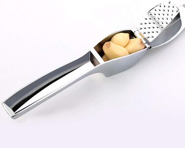 Прес для часнику з нержавіючої сталі, професійний подрібнювач часнику, прес-подрібнювач часнику, легко очищається, міцний