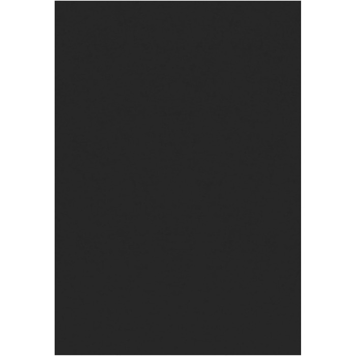 Теппиха для вітальні HomebyHome 140x200 см, Можливість прання, Короткий ворс, Монохромний дизайн, Сучасний стиль - М'який антиковзаючий килим для кухні, спальні (200 x 290 см, прямокутний), Чорний колір