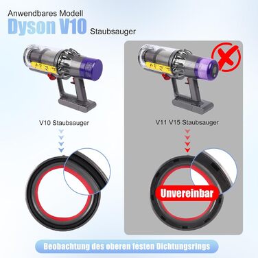 Контейнер для пилососа Dyson V10 SV12 (969509-01) з HEPA-фільтром, запасні частини