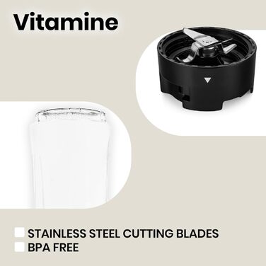 Багатофункціональний блендер ZEEGMA 1050W 4-в-1 з 1л глечиком: блендер, соковичавниця, кавомолка, з набором ножів