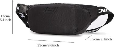 Сумка на пояс Skechers Nevada S1111-06, чорна, універсальний розмір (жіноча/чоловіча)