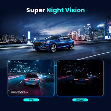 Відеореєстратор DDPAI N5 Dual 4K+1080P з двома камерами, GPS, WiFi, 32GB, нічне бачення, паркувальний режим