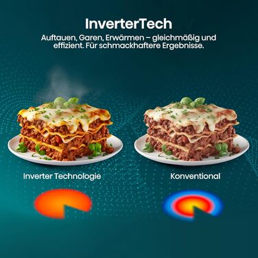 Мікрохвильова піч Hisense H20MOBS4HI 20 л з InverterTech, керамічним покриттям та дитячим блокуванням (чорний)